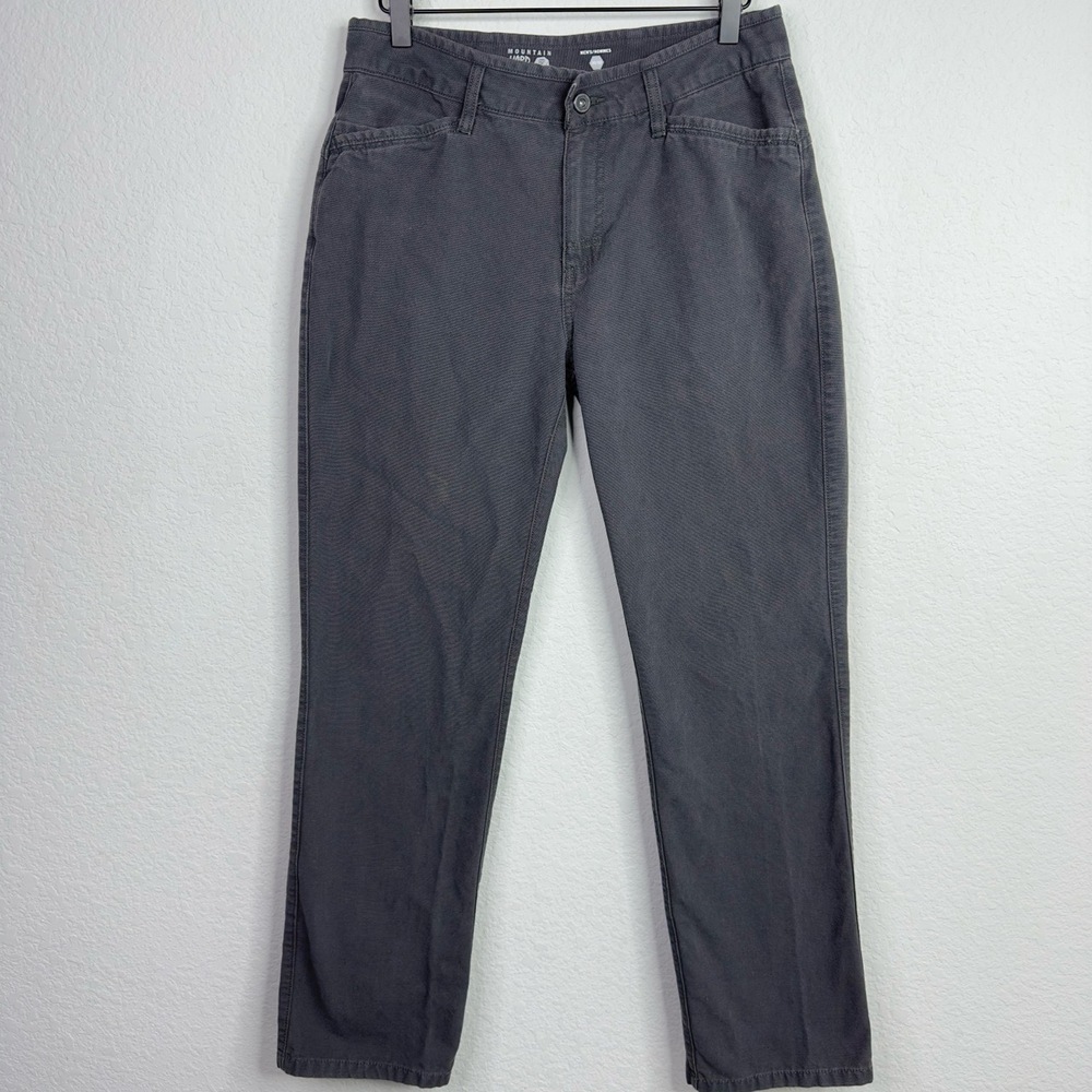 Mountain Hard Wear Pants Mens 30/32 Grey Chino Hiking Outdoor Workwear Everyday